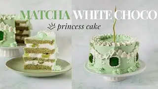 LUXURY CAKE ARTIST'S MATCHA WHITE CHOCOLATE PRINCESS CAKE RECIPE