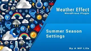 Summer Season WordPress Plugin Settings - Falling Objects - Weather Effect Premium
