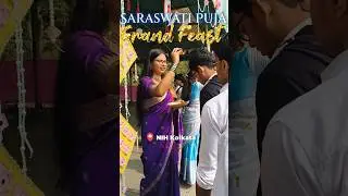 Saraswati Puja Grand Feast #nihkolkata #bhms #medico #feast @Alexommmy @ABHomoeopath_630