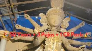 ✨ CR Park Celebrates 3 Golden Jubilee Pujas(The Cooperative Ground  | B Block  | Mela Ground )💕