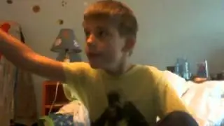 A.J. putting his feet behind his head!