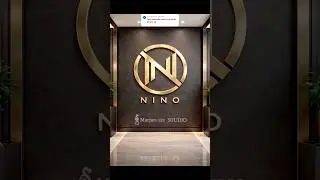 NINO превратился в логотип ✨Хотите, чтобы ваш логотип тоже появился? Напишите своё имя ниже! 👇🏻🥰