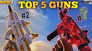 TOP 5 BEST GUNS IN CODM SEASON 5 | TROPICAL VISION SEASON 5 TOP 5 GUNS #CODM