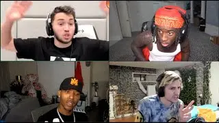 Silky Goes On A Podcast w/Adin,Kai Cenat,XQC,YRG & More | Pt 2