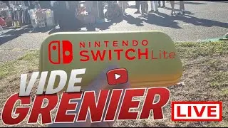 Vide Grenier Live - Ma Premi&egrave;re NINTENDO SWITCH en VG + JV et Gros Lot Jouets Vintage ! 🤩