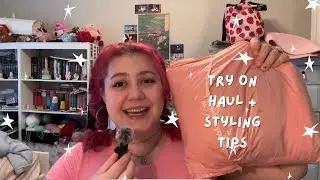 Depop shopping haul + try on haul + styling tips! 