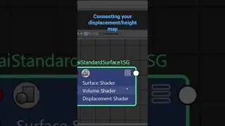 How to connect your displacement map.  #mrgee #Mayatutorial #arnold #MayaArnold #ArnoldMaterials