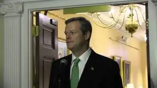 Baker Addresses Media After Meeting On North-South Rail Link