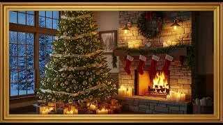 Frame TV Art 4K Christmas  Christmas Living Room