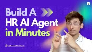 Build an End-to-End HR AI Agent in Minutes | No-Code Agentic AI with Supervity