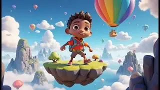 Fortnite Tiny Hero Built a Tower on a Floating Island | Kids Songs & Nursery Rhymes