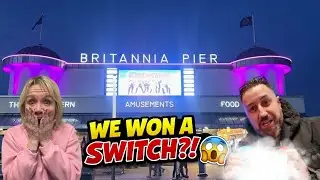 We WON a Nintendo Switch?! 😱🎮 | Britannia Pier Arcade Great Yarmouth