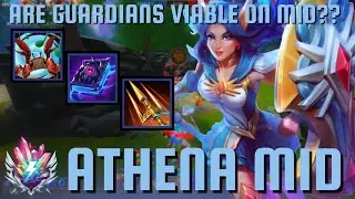 ARE GUARDIANS GOOD ON MID? - Athena Mid Smite 2 Gameplay
