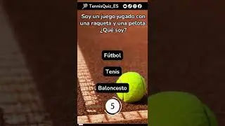 &iquest;Puedes resolver esta #trivia? #acertijos #tenis