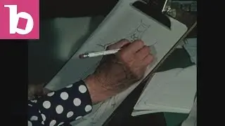 Dress designer, Belle Saunders sketching a new design at Abe Schrader, close up sketch pad, New York