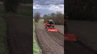 Rototilling with Kubota BX 24