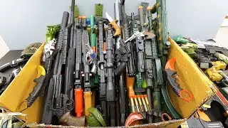 INSANE Toy Weapon Box Unboxing 🔥 Sniper Rifles, Shotguns, Revolvers, Tactical Knives & Military Gea