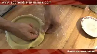 Foncer un cercle à Tarte (vidéo gratuite)