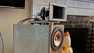 Рупорные громкоговорители Shinjitsu Audio Horn X2 Pro Hiro с Mark Audio MA200-M DIY