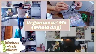 2022 Organize with Me | Kitchen, Desk, & Closet by Mommy Ruth