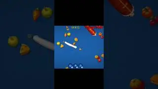 killed the king 🤯 || worms zone io || biggest snake 😧|| #wormszoneiotop01 #wormszones #worms #short