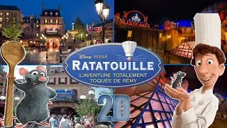 4K (ON RIDE)  L'ATTRACTION  RATATOUILLE L'AVENTURE TOTALEMENT TOQUE DE REMY EN 2D BY MYKE THE VLOG