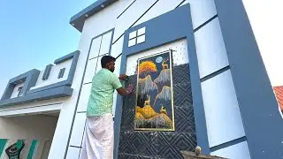 Modern Wall Elevation Tile design_Techniques of Front Wall Elevation Tile Installation Accurately