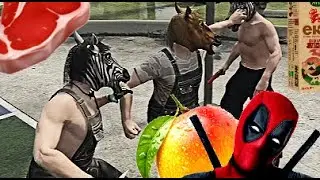 Gta 5 Funny Moments: Deadpool, Ninja Horses & Mango