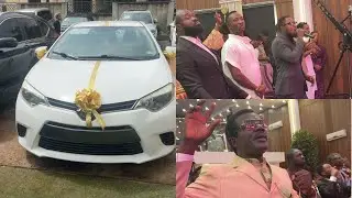 Salinco Gifts Toyota Corolla Car and Gh10,000 To Gospel Musician Nana Yaw Asare On Christmas