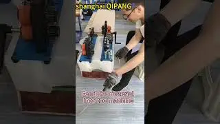 QIPANG hand crank wire straightening machine round tube flat material handle type wire straightener
