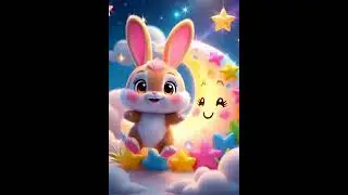 Jumping bunny singing twinkle songs for baby learning| baby funny kids learning songs 😁