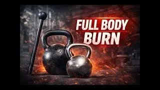 LIVE Cardio Workout | Burpees, Mace 360, Kettlebell Swings & Goblet Squats | Full Body Burn
