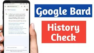 how to check google bard history | google bard history delete