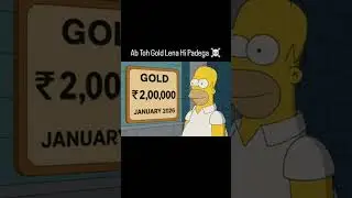 Gold Alert#simpson #predictions #viralshorts #reelsviral #goldplated
