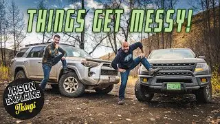 MUDDY PNW SHENANIGANS! (Toyota 4Runner & Chevy Colorado ZR2 Off-Road)