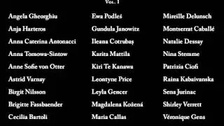 Pronouncing Opera Singers' Names (Vol. I)