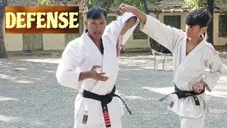KARATE Defense and Elbow Defense  Attacking Techniques 