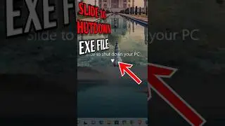Slide To Shutdown exe windows 10 #short #shorts #vairal #youtubeshorts