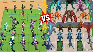 Archer Merge Master Vs Merge Kaiju KongxGozilla ⭐ Merge Simulator Battles