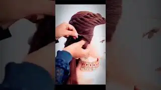 karva chauth hairstyle for saree #shorts #trending #viral #hairstyle
