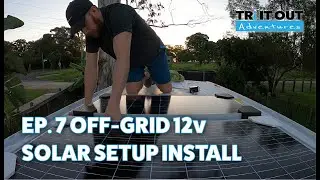Installing Renogy 300W Solar Kit, Plus MORE! Complete DIY Solar Van Setup #Vanlife