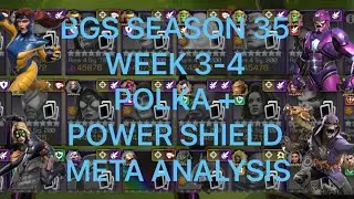 BGS SEASON 35 WEEK 3-4 META ANALYSIS! Best Attackers and Defenders Explained