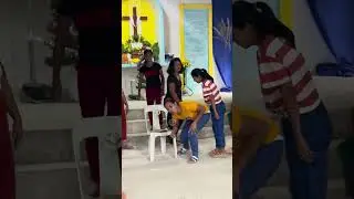 Indoor Games at Church Christmas Party 