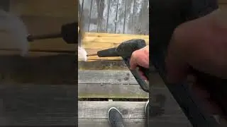 Wooden Deck Pressure Washing #pressurewash #deckwash #shortsfeed #satisfying  #shorts