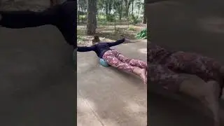 Core Stability & Balance Exercise #coreworkout #exercise #outdoorworkouts #backworkout #sports