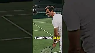 Роджер Федерер объясняет, как выполнить идеальную подачу #теннис #rogerfederer #tennisserve