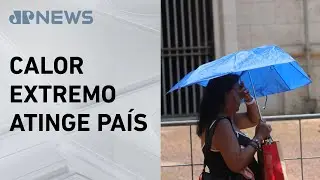 Onda de calor coloca mais de 1.200 cidades em alerta vermelho no Brasil