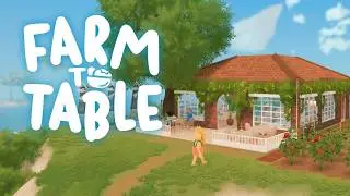I built a seaside restaurant in Farm to Table🐬First Impressions & Gameplay