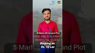 5 Marla on Ground Plot for Sale at Affordable Price Jinah Block Dream Housing Society Lahore