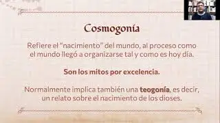 CLASE 5. Mitos de origen (1): cosmogonías y teogonías